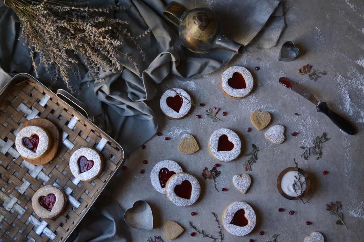 linzer tart cookies