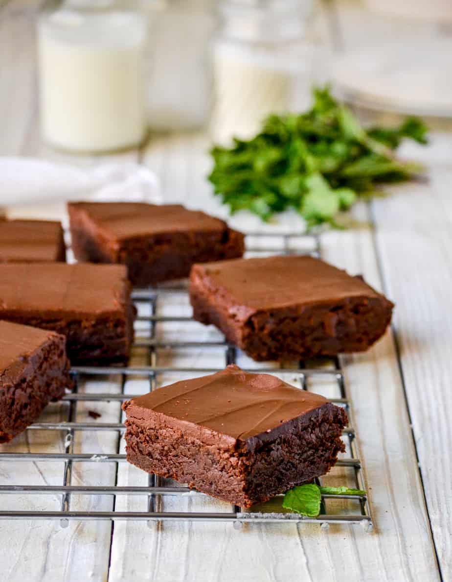 thin mint brownies