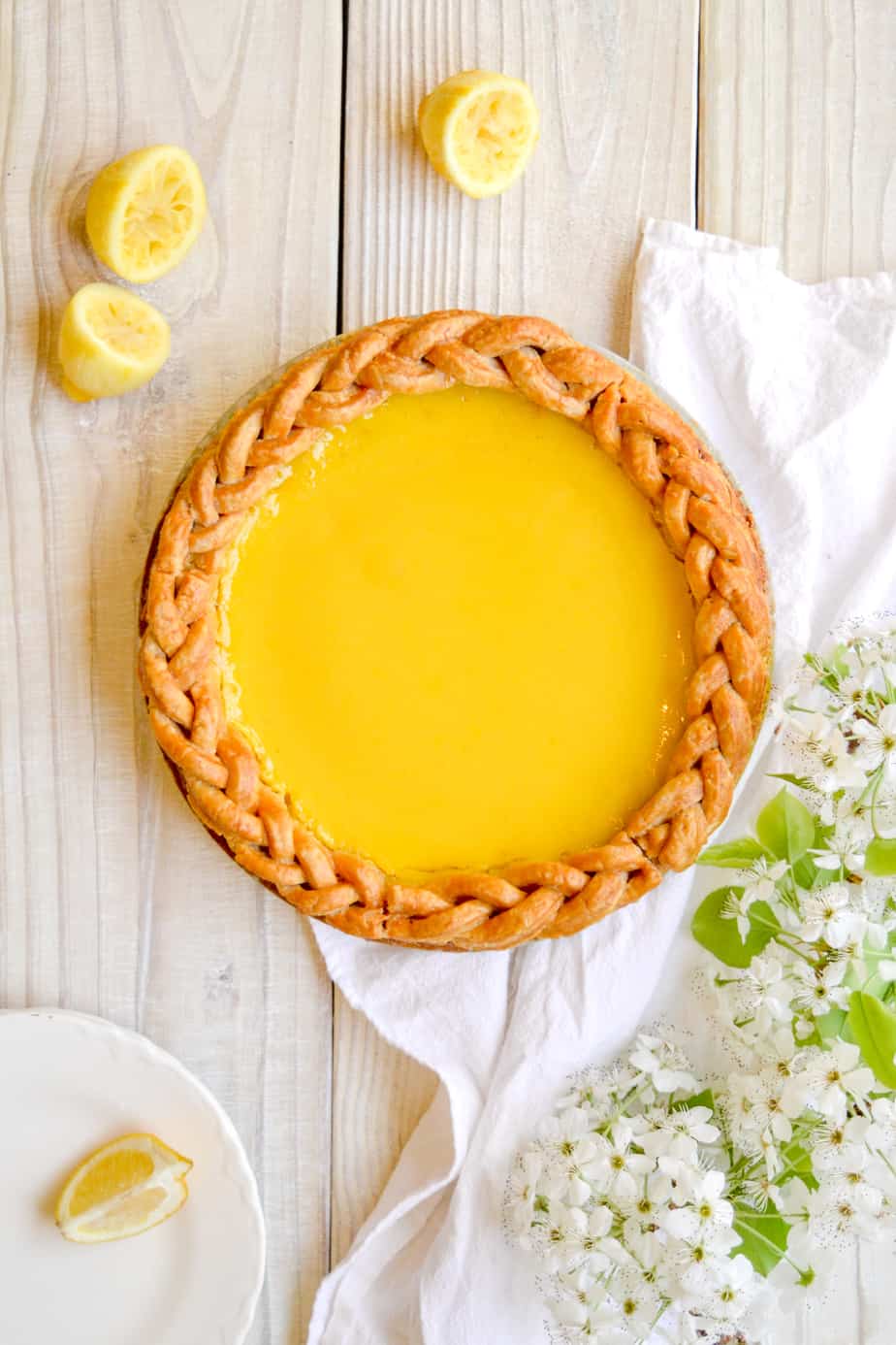 citrus black bottom pie