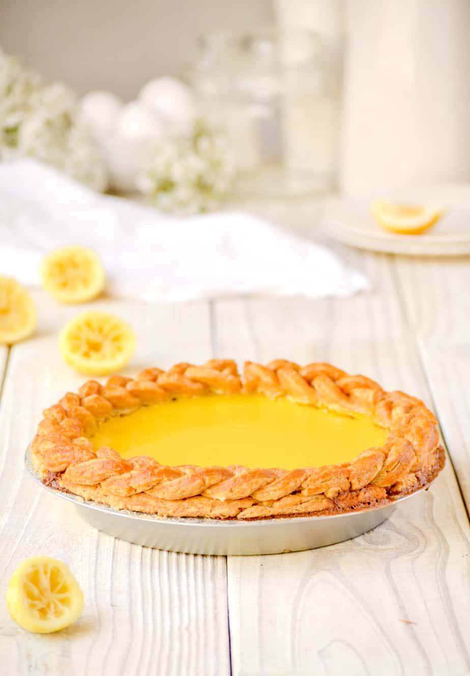 black bottom lemon pie