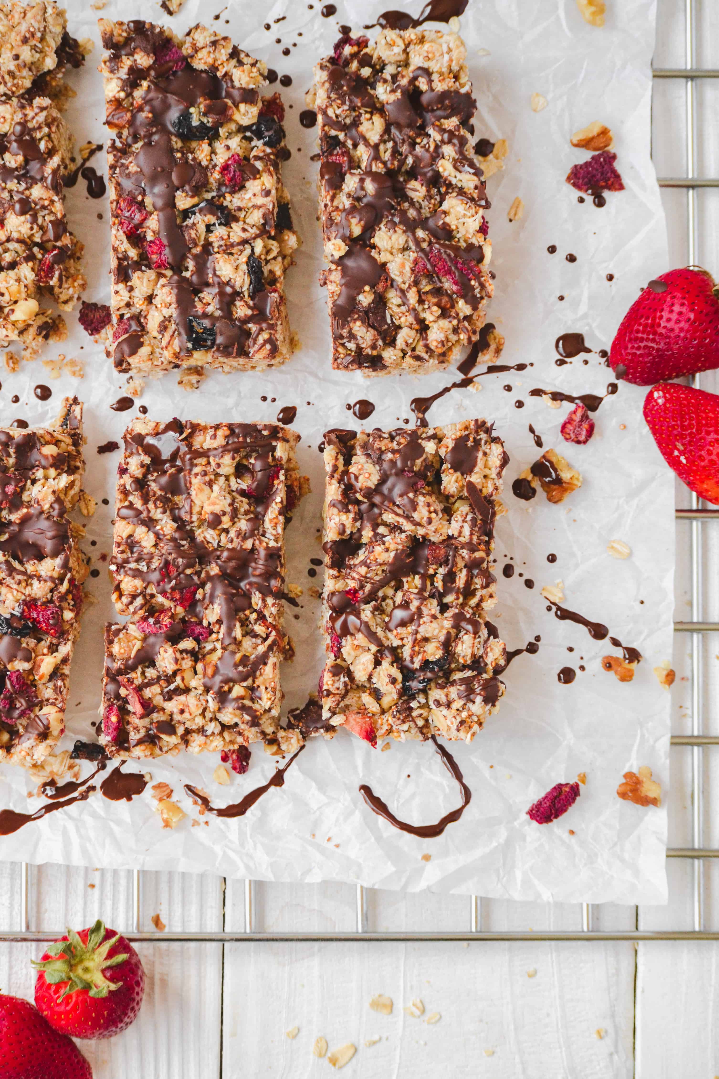 tahini granola bars