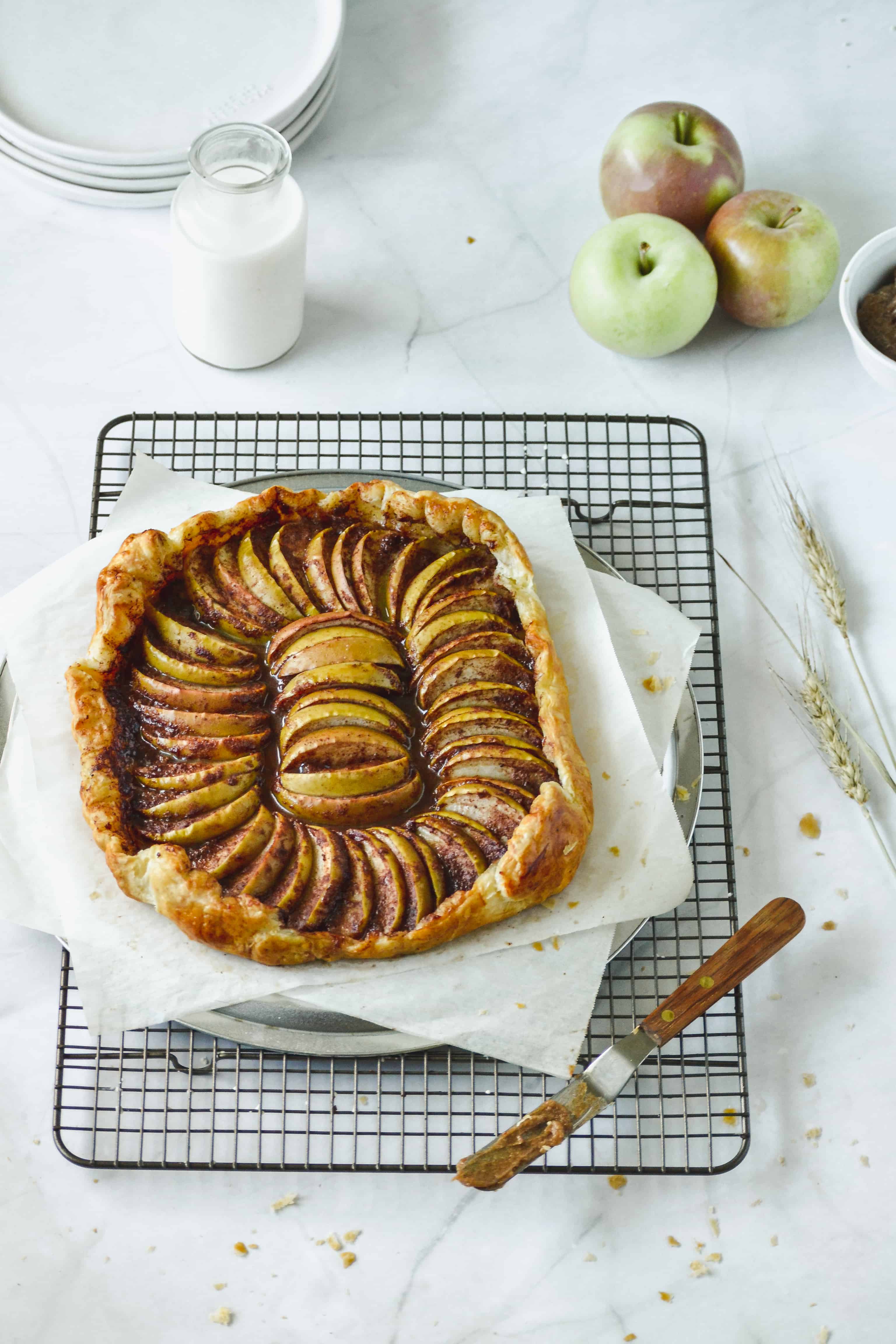 Apple Galette With Puff Pastry