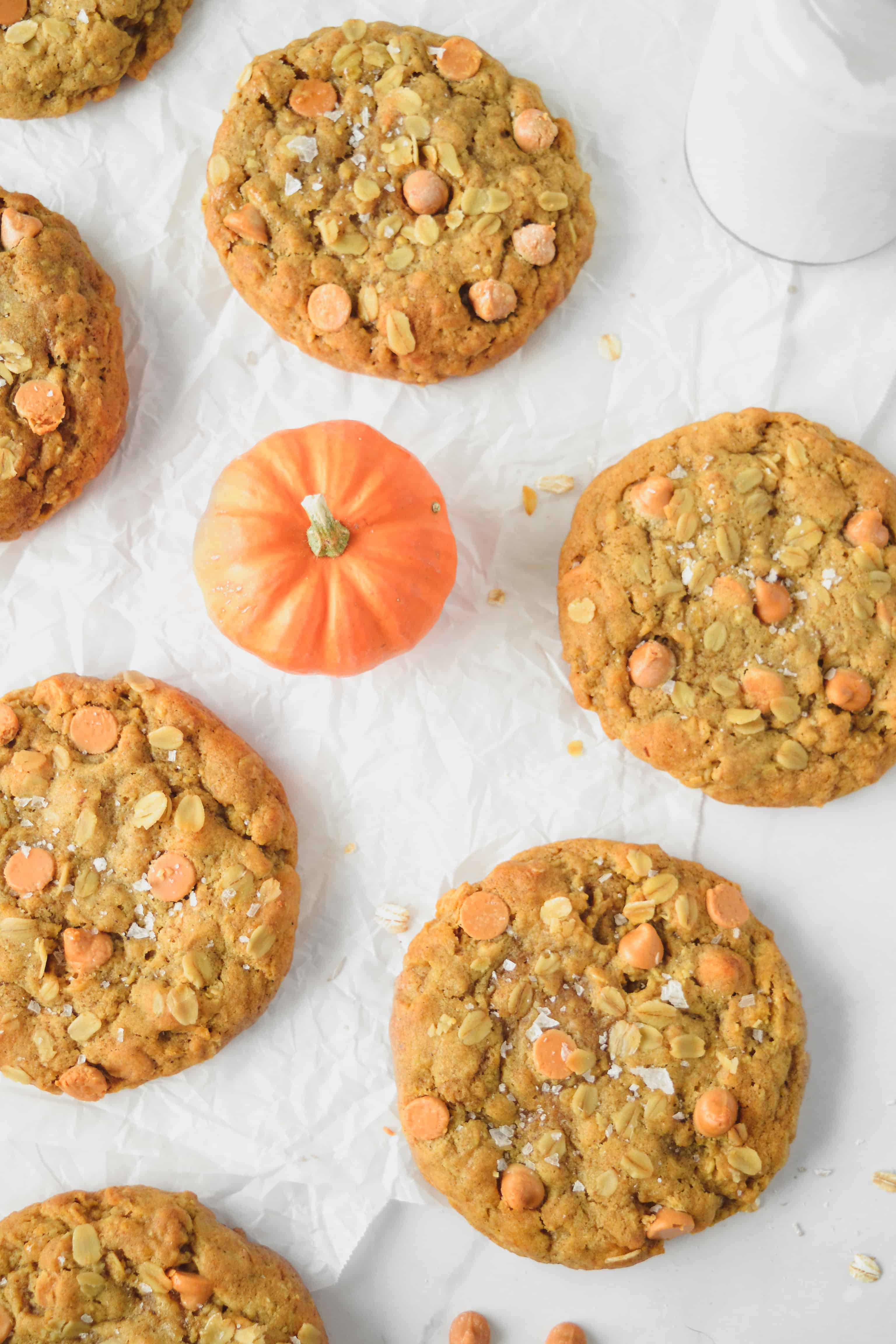 Pumpkin Oatmeal Cookies