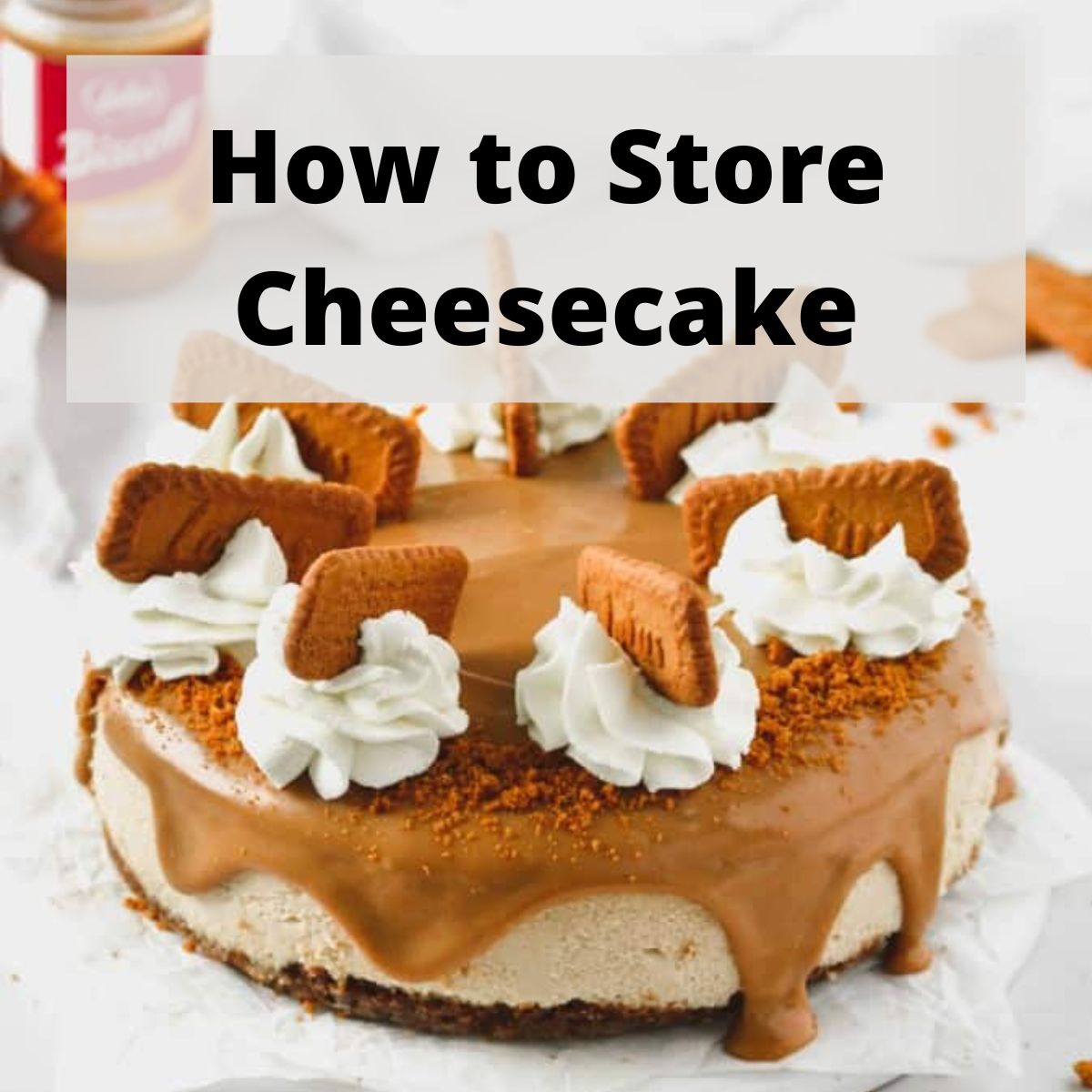 how to store cheesecake