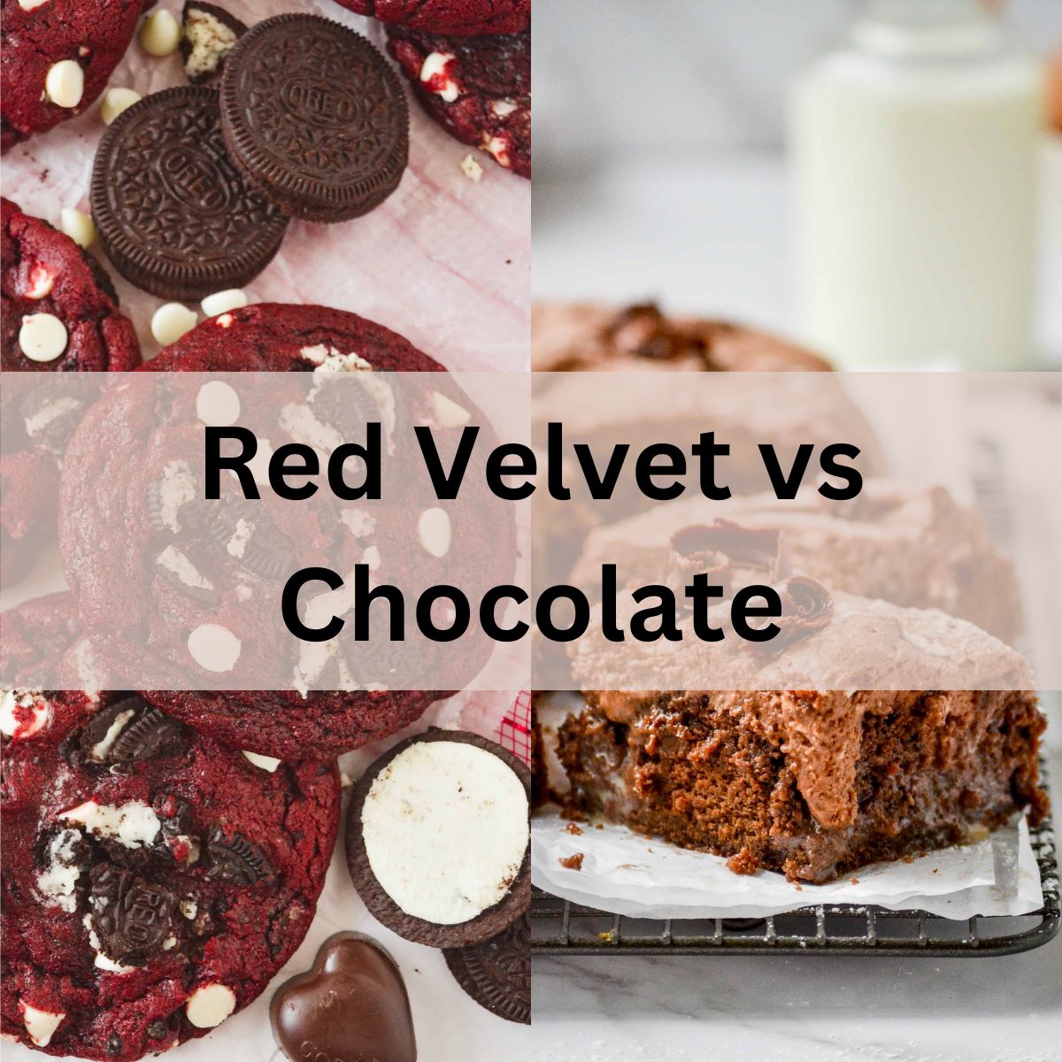 What Is the Difference Between Chocolate and Red Velvet?